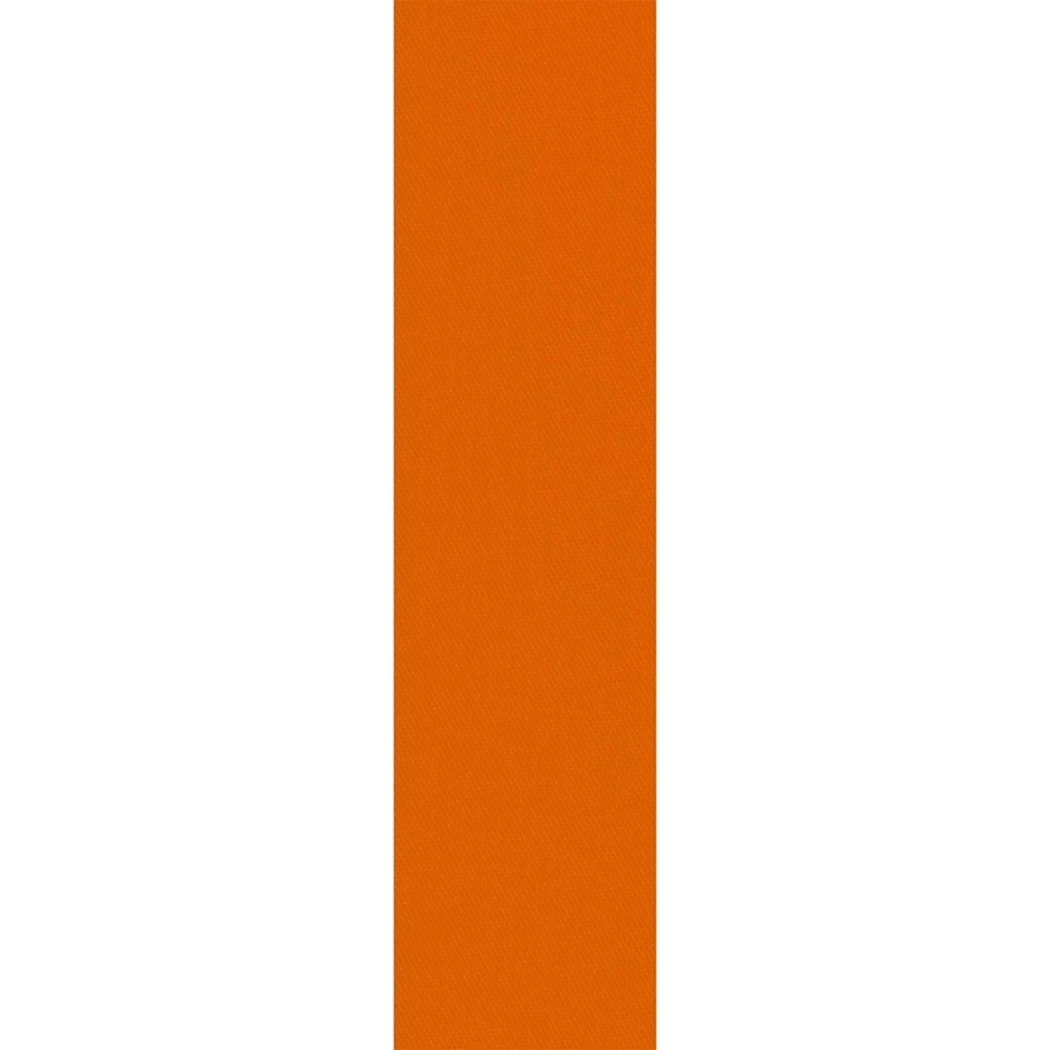 #9 Satin Acetate Ribbon Non Wired: Orange (100 Yards)