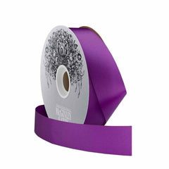 #9 Satin Acetate Ribbon Non Wired: Purple (100 Yards)