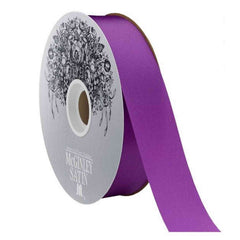 #9 Satin Acetate Ribbon Non Wired: Purple (100 Yards)