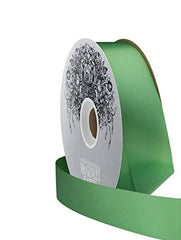 #9 Satin Acetate Ribbon Non Wired: Emerald (100 Yards)
