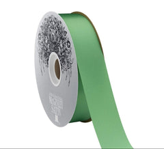 #9 Satin Acetate Ribbon Non Wired: Emerald (100 Yards)