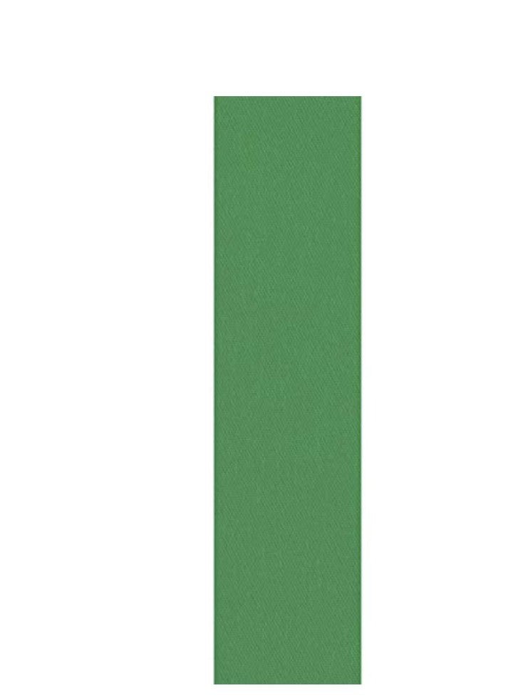 #9 Satin Acetate Ribbon Non Wired: Emerald (100 Yards)