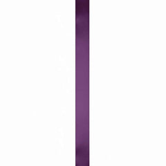 #9 Satin Acetate Ribbon Non Wired: Plum (100 Yards)