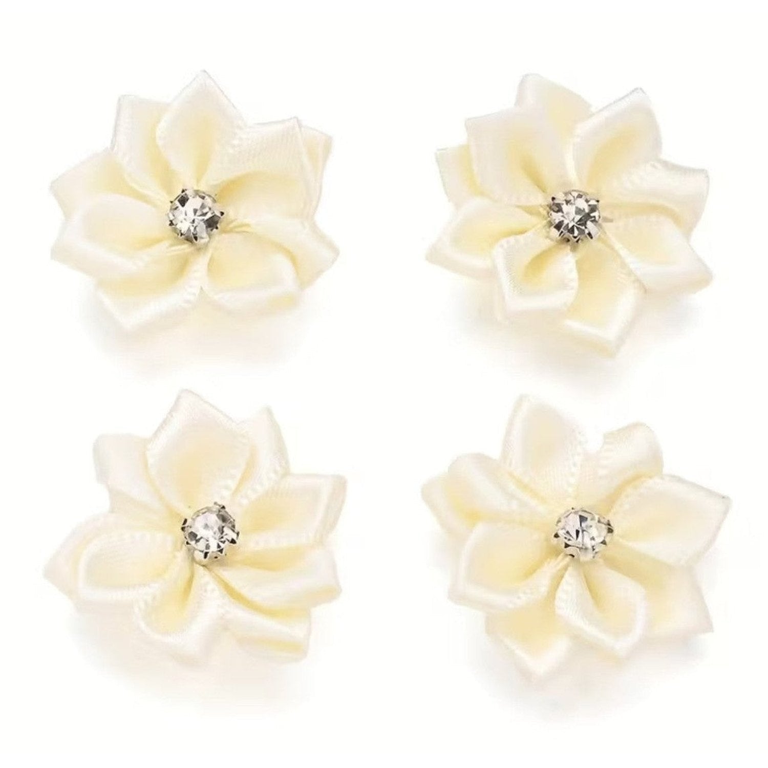 .98in Homecoming Flower Bows (Assorted Colors)