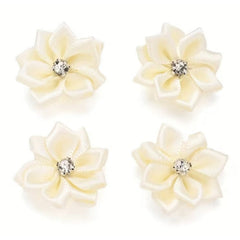 .98in Homecoming Flower Bows (Assorted Colors)
