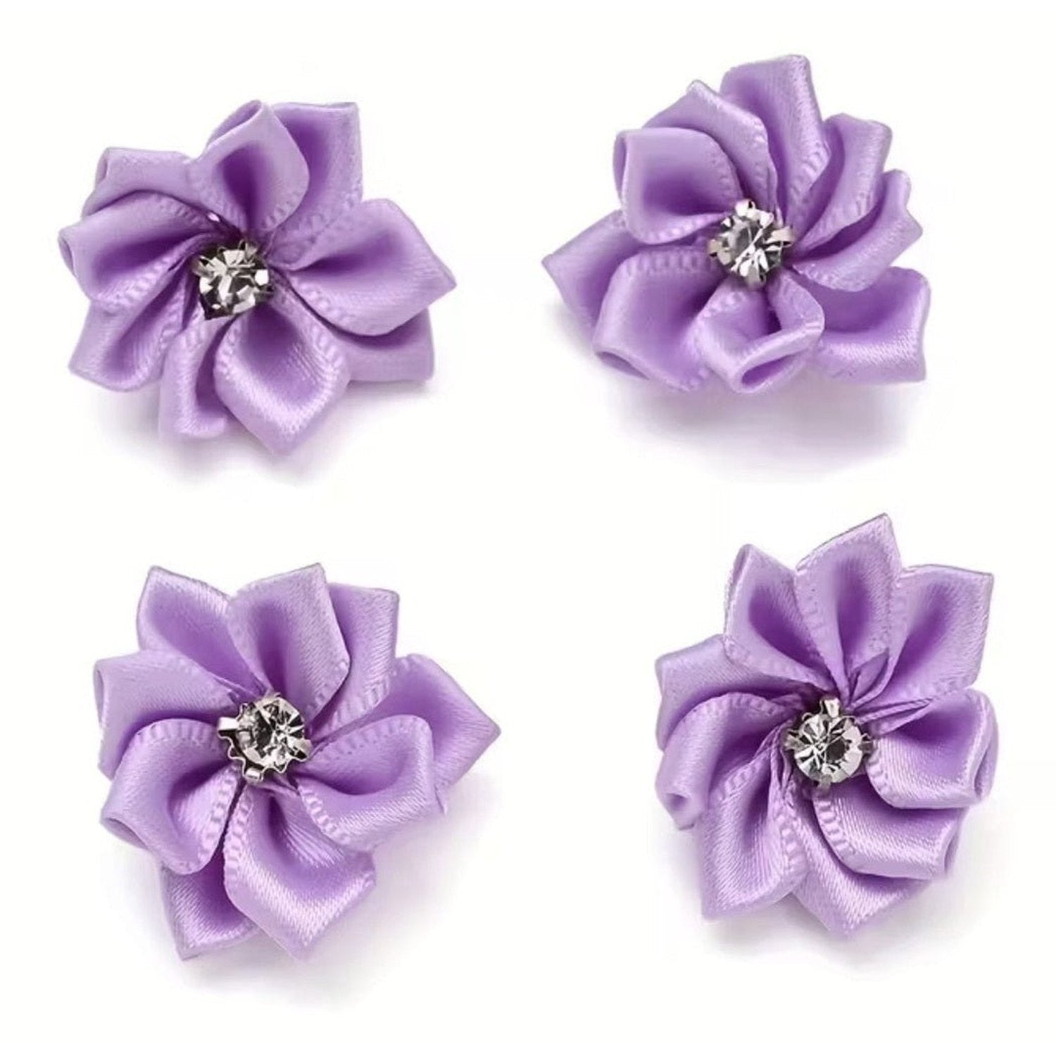 .98in Homecoming Flower Bows (Assorted Colors)