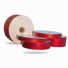 1.5 inch Diamond Dust Ribbon: Red (100 Yards)